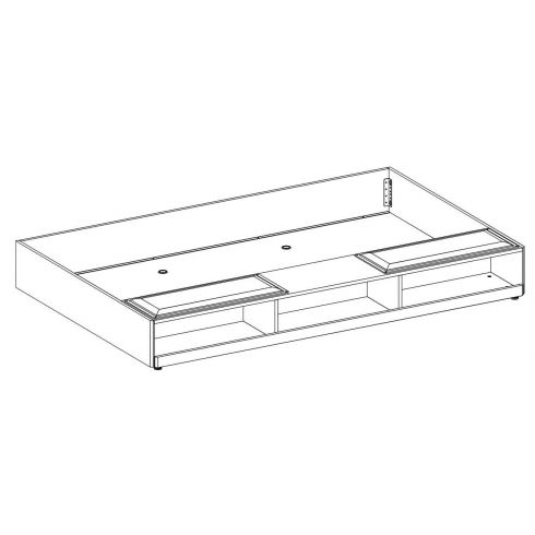 Выдвижное кровать с полками Cilek Duo 190 на 90