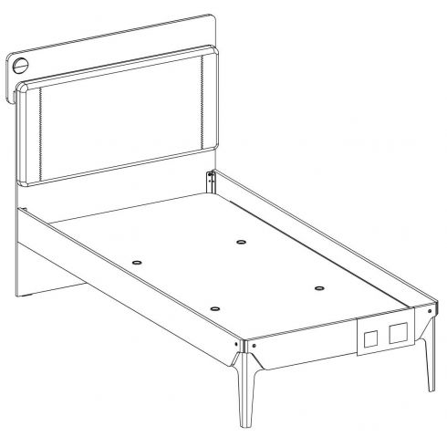 Кровать Cilek Duo Line 200 на 120