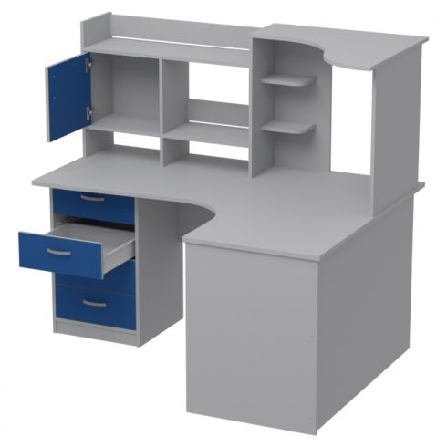 Компьютерный стол СКЭ-5 Левый 158/120/141