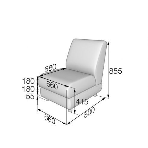 Кресло Matrix б/п 660/810/855
