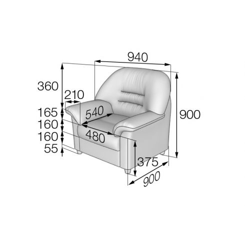 Кресло Premier 940/900/830