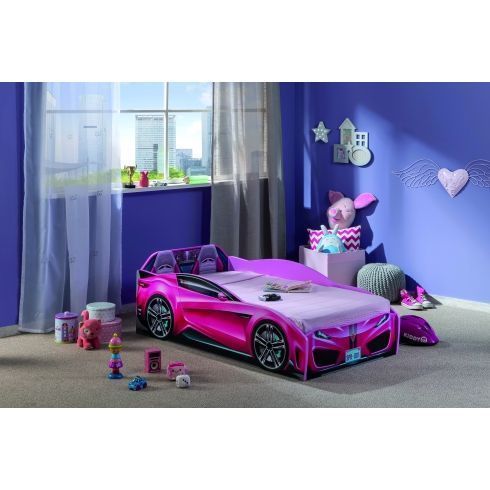 Кровать машина Cilek spyder car pink