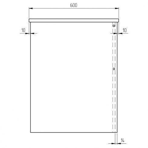 Стол узкий СТЦ-47 120/60/76 см 120/60/76 см