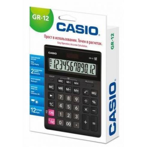 Casio GR-12 черный 12-разр.