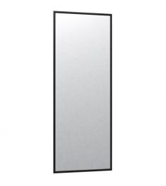 Зеркало настенное Сельетта-6 черный/глянец