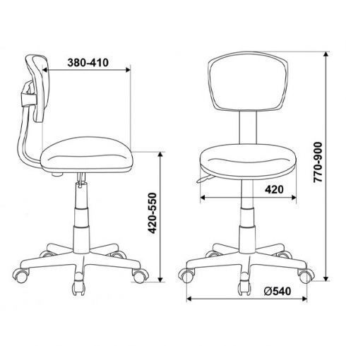 Кресло детское Бюрократ CH-W299/SD/TW-18