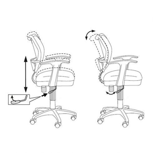 Кресло детское Бюрократ CH-W797/PK/TW-13A