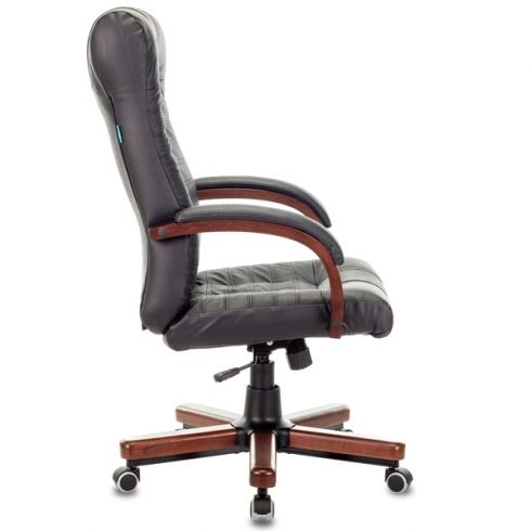 Кресло руководителя Бюрократ KB-10WALNUT/B/LEATH