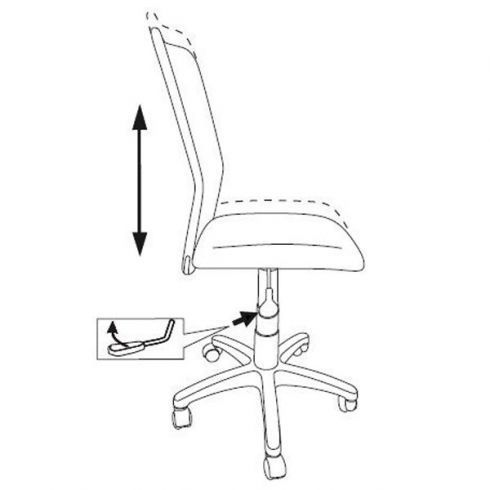 Кресло компьютерное детское KD-9/WH/TW-18