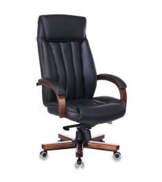 Кресло руководителя Бюрократ T-9922WALNUT/BLACK