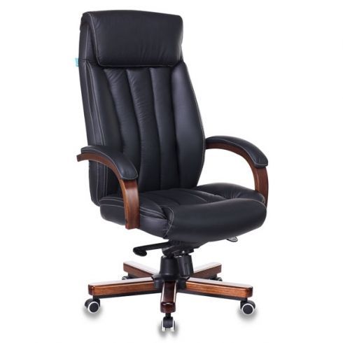 Кресло руководителя Бюрократ T-9922WALNUT/BLACK