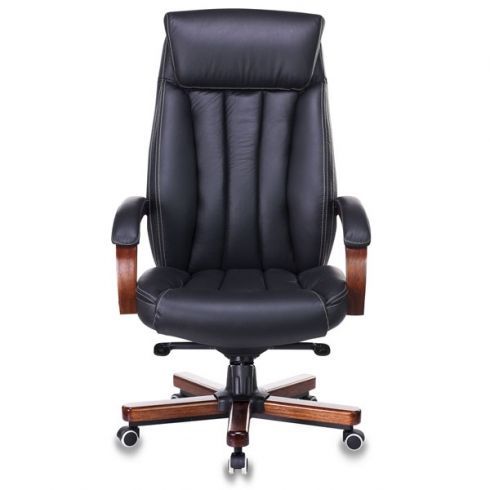 Кресло руководителя Бюрократ T-9922WALNUT/BLACK