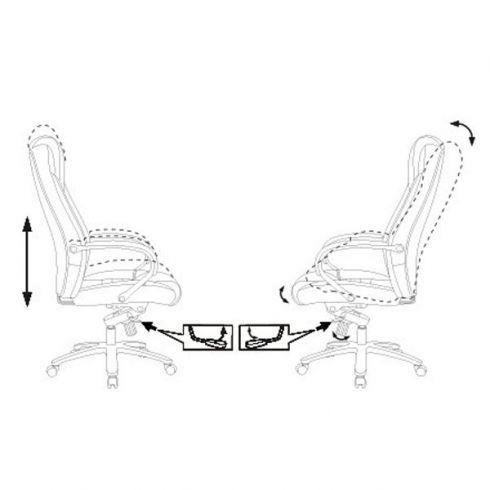 Кресло руководителя Бюрократ T-9923SL/BLACK