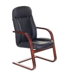 Конференц кресло Бюрократ T-9923WALNUT-AV/BL