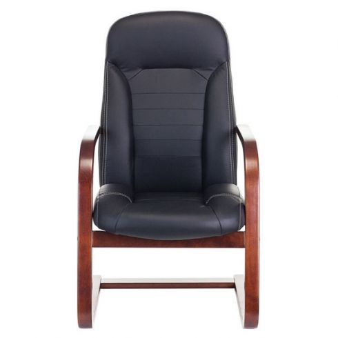 Конференц кресло Бюрократ T-9923WALNUT-AV/BL