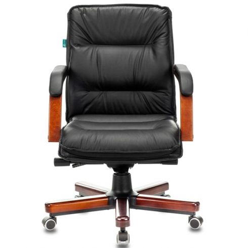 Кресло руководителя Бюрократ T-9927WALNUT-LOW/BL