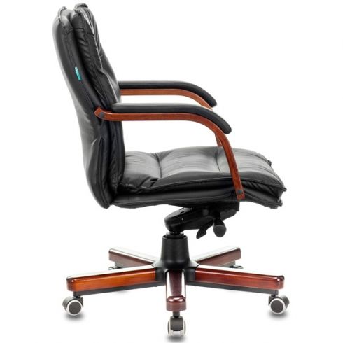Кресло руководителя Бюрократ T-9927WALNUT-LOW/BL
