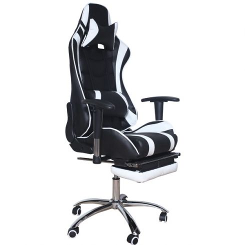 Игровое кресло MFG-6001 black white