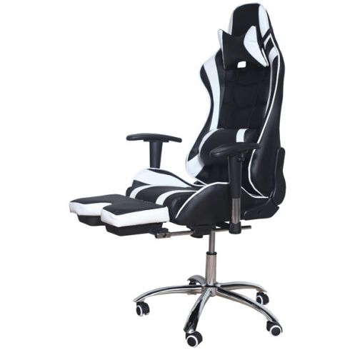Игровое кресло MFG-6001 black white