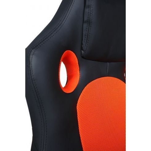 Кресло MF-2008H Black orange