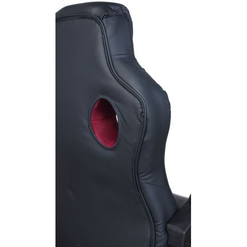Кресло MF-2008H Black red