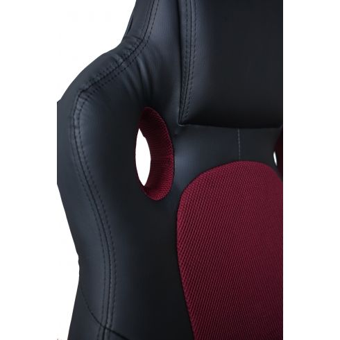 Кресло MF-2008H Black red