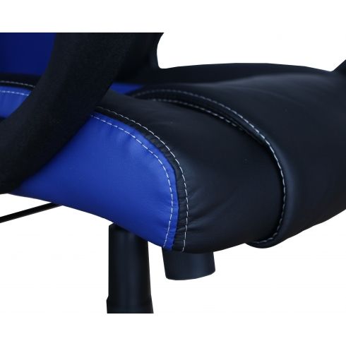 Кресло MF-349 black blue
