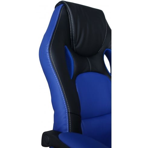 Кресло MF-349 black blue