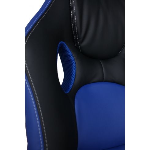 Кресло MF-349 black blue