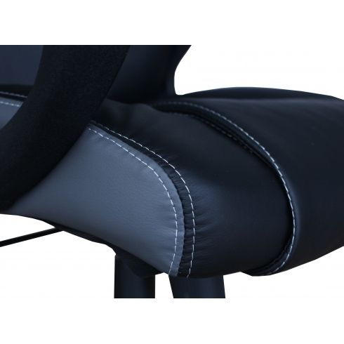 Кресло MF-349 black gray
