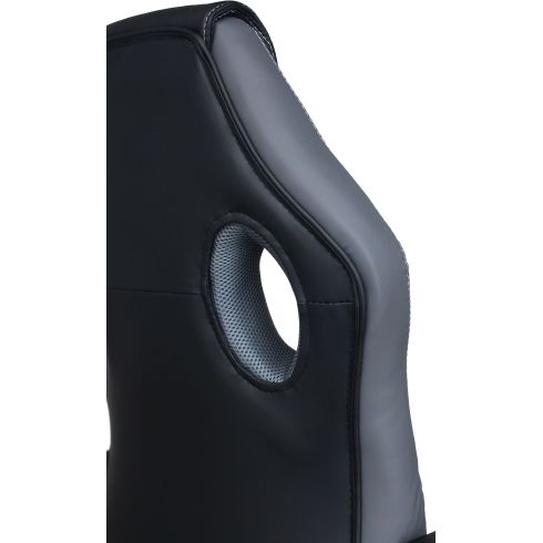 Кресло MF-349 black gray