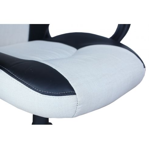 Кресло MF-372 black white