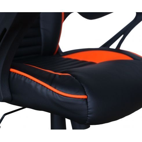 Кресло MF-506 black orange