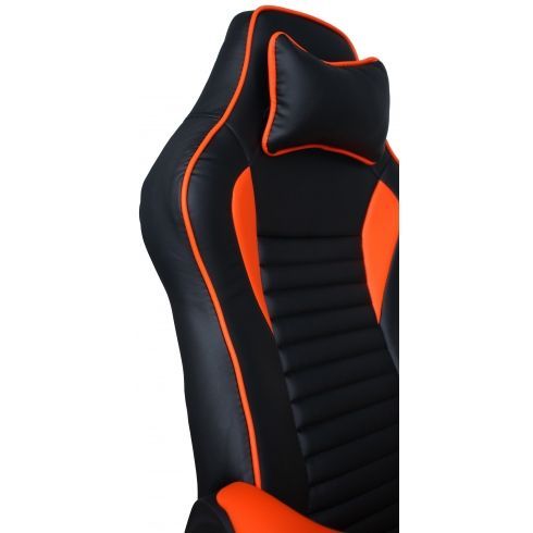Кресло MF-506 black orange