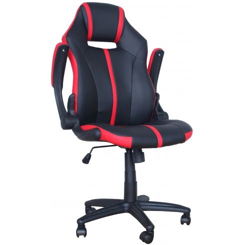 Кресло MF-609 black red