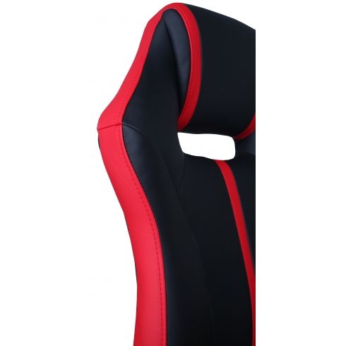 Кресло MF-609 black red