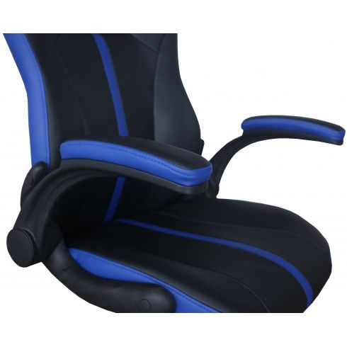Кресло MF-609 black blue