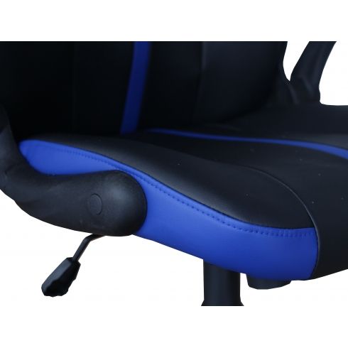 Кресло MF-609 black blue
