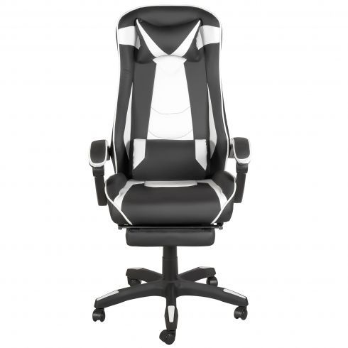 Игровое кресло MF-6056 black+white