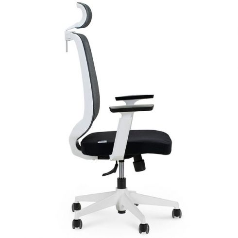 Кресло руководителя Лондон Офис WHITE Черный