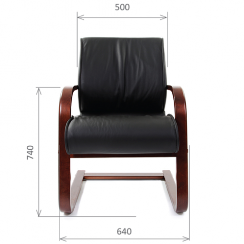 Офисное кресло для переговорных CHAIRMAN 445 WD
