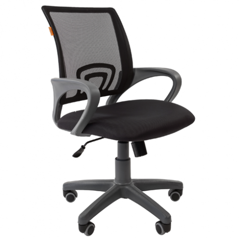 Офисное кресло эконом CHAIRMAN 696 grey Черный