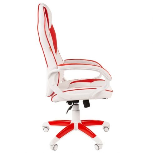 Игровое кресло CHAIRMAN GAME 16 White Красный