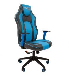 Игровое кресло CHAIRMAN GAME 23 Серый/голубой
