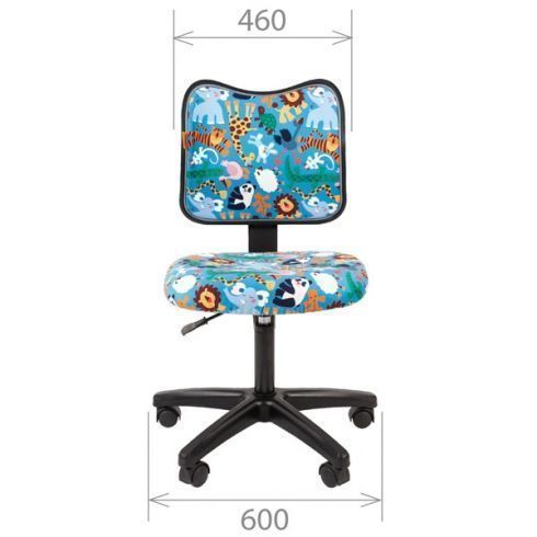Кресло детское CHAIRMAN KIDS 102 Black Зоопарк