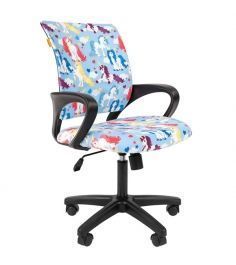 Кресло детское CHAIRMAN KIDS 103 Black Единорог