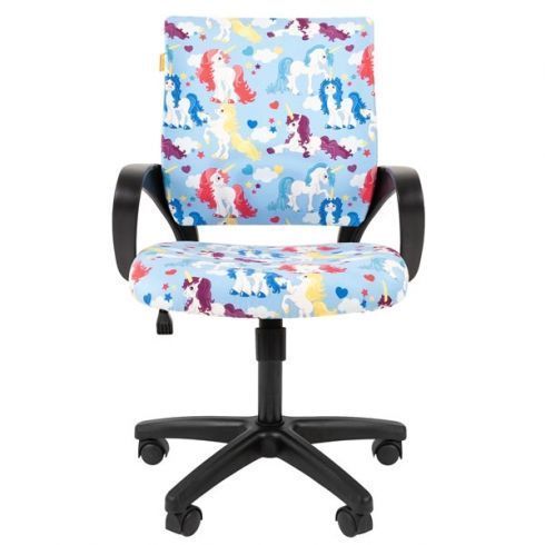 Кресло детское CHAIRMAN KIDS 103 Black Единорог