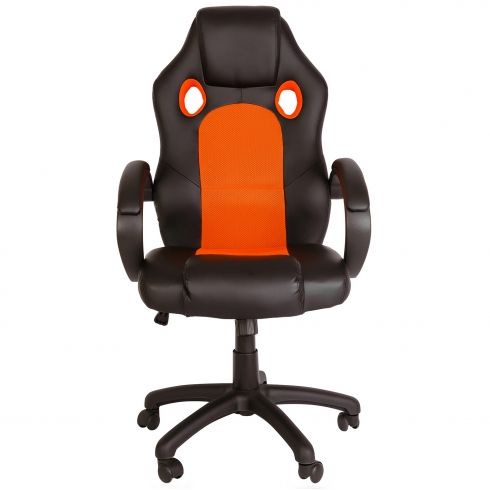 Кресло MF-2008H Black orange