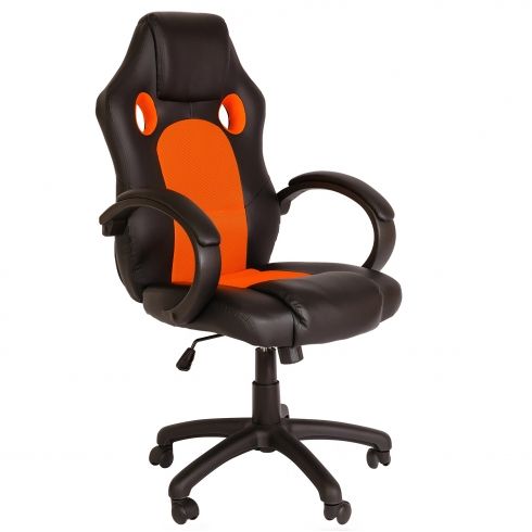 Кресло MF-2008H Black orange