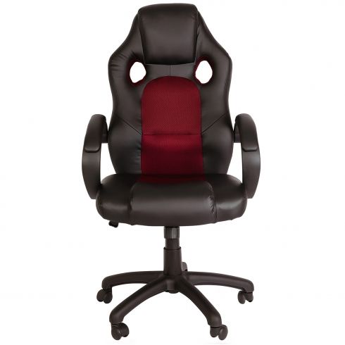 Кресло MF-2008H Black red